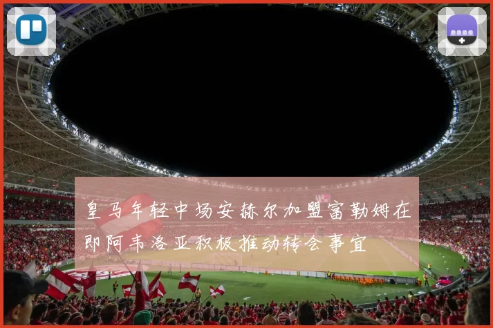 皇马年轻中场安赫尔加盟富勒姆在即阿韦洛亚积极推动转会事宜